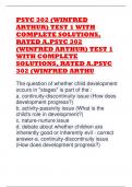 PSYC 302 &lpar;WINFRED ARTHUR&rpar; TEST 1 WITH COMPLETE SOLUTIONS&comma; RATED A&period;PSYC 302 &lpar;WINFRED ARTHUR&rpar; TEST 1 WITH COMPLETE SOLUTIONS&comma; RATED A&period;PSYC 302 &lpar;WINFRED ARTHU