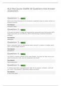 ALS Pre-Course StaRN 50 Questions And Answer 2024&sol;2025