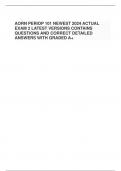 AORN PERIOP 101 NEWEST 2024 ACTUAL EXAM 2 LATEST VERSIONS CONTAINS  QUESTIONS AND CORRECT DETAILED ANSWERS WITH GRADED A&plus; 