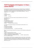 TCFP Firefighter I&sol;II Chapters 1-5 Test &vert; Latest 2024&sol;25