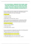 ATI OB MATERNAL NEWBORN PROCTORED &lpar;NEW UPDATED VERSION&rpar; ACTUAL EXAM TEST BANK LATEST 2024-2025 COMPLETE QUESTIONS AND CORRECT VERIFIED ANSWERS &vert;GUARANTEED A&plus;
