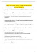 MN576 Breast health Exam questions and  correct answers