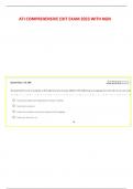 ATI COMPREHENSIVE EXIT EXAM 2023 WITH NGN