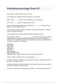 Patho pharmacology Exam &num;1  NEWEST 2026&sol;2027 ACTUAL EXAM COMPLETE QUESTIONS AND CORRECT DETAILED ANSWERS &lpar;VERIFIED ANSWERS&rpar; &vert;ALREADY GRADED A&plus;&vert;&vert;BRAND NEW&excl;&excl;