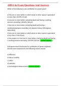 ABSA 4a Exam Questions And Answers