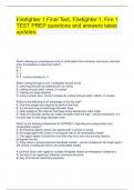 FIREFIGHTER 1 Chapter 1 Bundled exam&period;