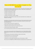 Peds & OB HESI Exam&vert; Q&A Graded A&plus; Pass  Guaranteed