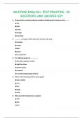 MARITIME ENGLISH- TEST PRACTICE- 50  QUESTIONS AND ANSWER KE