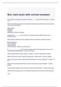 Nuc med exam with correct answers