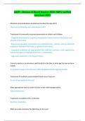 AAFP - Review of Board Review-With 100&percnt; verified solutions-2023