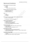 Mechanical Ventilation 