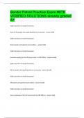 Border Patrol Practice Exam WITH VERIFIED SOLUTIONS already graded A&plus;