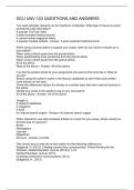 GCU UNV-103 QUESTIONS AND ANSWERS