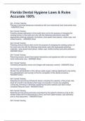 Florida Dental Hygiene Laws & Rules Accurate 100&percnt;