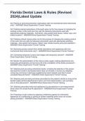 Florida Dental Laws & Rules &lpar;Revised 2024&rpar;Latest Update 