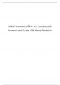 NREMT Paramedic PREP - 200 Questions AND Answers Latest Update 2024 Already Graded A&plus;