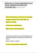 NRNP 6675-15 WEEK MIDTERM EXAM WITH VERIFIED 100 PERCENT ANSWERS 2023