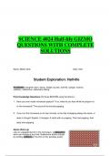 SCIENCE 4024 Half-life GIZMO QUESTIONS WITH COMPLETE SOLUTIONS 
