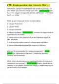 CMA Exam question And Answers 2024 A&plus;