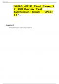 NURS&lowbar;6512&lowbar;Final&lowbar;Exam&lowbar;97&lowbar;100 Review Test Submission&colon; Exam - Week 11