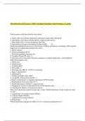 Maryville Nurs 620 Exam 2 With Complete Questions And Answers. A, guide