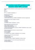 G2 practice exam #2 questions and answers rated 100% correct!