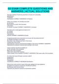 G2 EXAM COMPLETE QUESTIONS AND ANSWERS &vert; ACTUAL SOLUTIONS