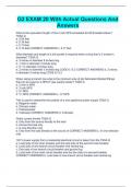 G2 EXAM 20 With Actual Questions And Answers