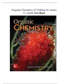 Organic Chemistry 6th Edition by Janice G. Smith Test Bank | Questions & Answers (Rated A+) | Latest 2024
