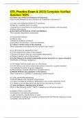 OTL Practice Exam A 2023&vert; Complete Verified Solution 100&percnt;