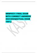 NRNP6531 FINAL EXAM  WITH CORRECT ANSWERS  20232024&lbrack;ACTUAL EXAM 100&percnt;&rsqb;