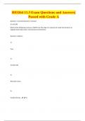 BIO264 11.3 Exam Questions and Answers| Passed with Grade A