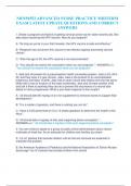 NRNP6552 ADVANCED NURSE PRACTICE MIDTERM EXAM LATEST UPDATE QUESTIONS AND CORRECT ANSWERS LATEST 2024&period;