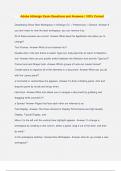 Adobe InDesign Exam Questions and Answers &vert; 100&percnt; Correct