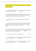 CDFM Module 3&period;1 Fiscal Law questions and answers 100&percnt; verified&period; 