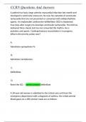 CCRN Questions And Answers