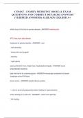 COMAT - FAMILY MEDICINE 100 REAL EXAM QUESTIONS AND CORRECT DETAILED ANSWERS &lpar;VERIFIED ANSWERS&rpar; ALREADY GRADED A&plus;