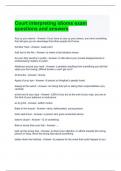 Court interpreting idioms exam questions and answers