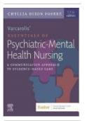 Test Bank for Varcarolis Essentials of Psychiatric Mental Health Nursing 5th Edition Fosbre / All Chapters 1-28 / New Volume
