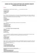 COMM 226 FINAL EXAM QUESTIONS AND ANSWERS COMLETE UPDATE Concordia University