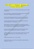 NICU RN A v1 Predicted Questions and Correct Answers 2024
