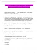 Flight Paramedic Advanced Airway Management Questions with Correct Answers&lowbar;2024