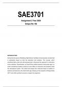 SAE3701 Assignment 2 Year 2024