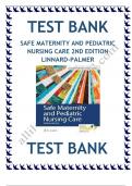 Test bank safe maternity and pediatric nursing care 2nd edition linnard palmer Updated 2024 Rated A+