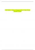 FNP NR511 Week 2 Snapps Cheryl Case Study Graded A 2024 