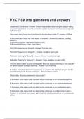 NYC FSD test questions and answers