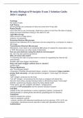 Brooks Biological Principles Exam 2 Solution Guide 2024 Complete