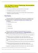CLC 222 Mod 5 Contract Monitoring&colon; Documentation & Handling Issues Exam
