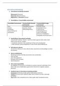 International Marketing (IMK) - CAB8 Exam Preparation Notes