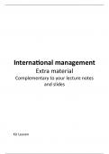 International management - Extra material